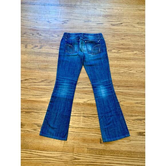 Joe Jeans 28 Honey Fit Curvy Medium Wash Low Rise Bootcut Stud Rhinestone Warhol - Picture 13 of 14